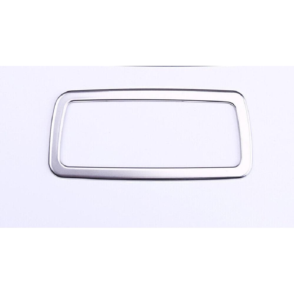 For Jeep Renegade 2015-2023 Silver Steel Tailgate Trunk Handle Lock Frame Trim