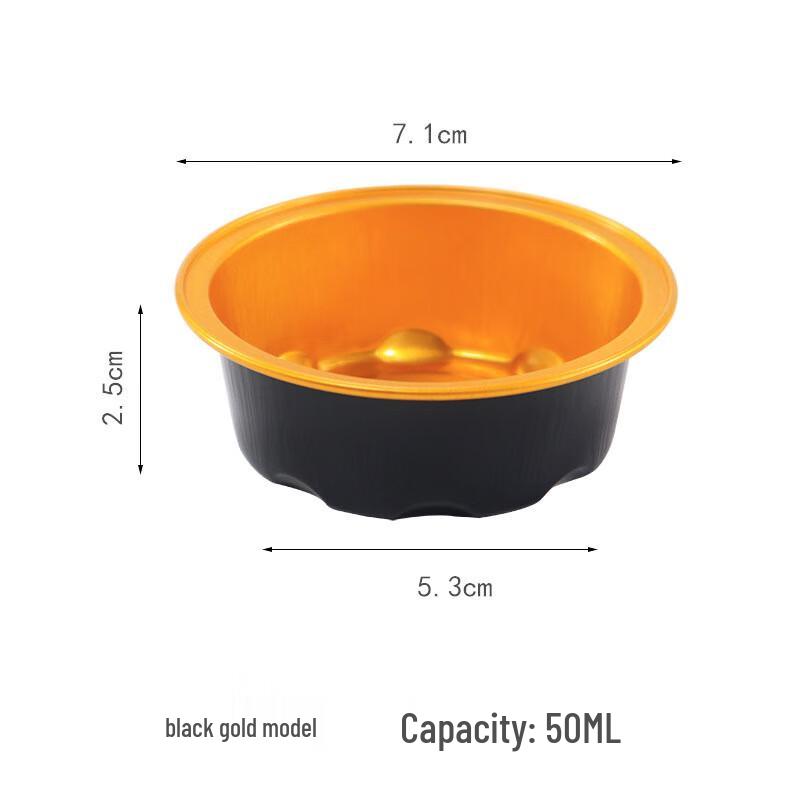 WS 50ml Aluminum Foil Baking Cups for Desserts (2000 Count)