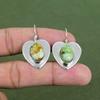 Australian Chrome Chalcedony Earring 925 Sterling Silver Earring Natural Gemstone Jewelry Handmade Earrings Gifts For Mother Antique Jewelry