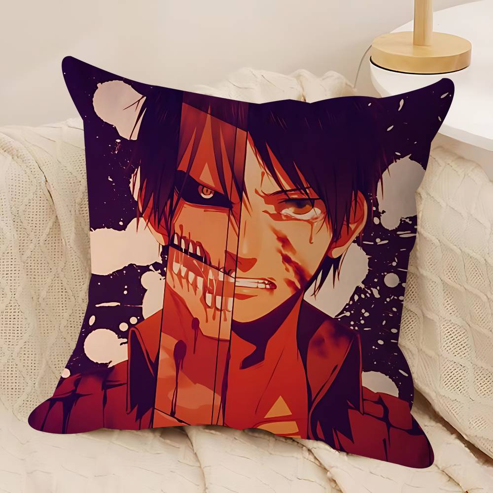 

Аниме Атака Титанов Наволочка Дюймы Декор Фермерского Дома Домашние Наволочки для Диванных Подушек для Украшений 12x12Inch