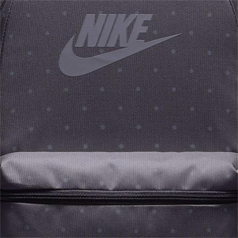 Nike Polyester Backpack Regular Unisex Gray Casual