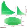 Acrylic Irregular 90° Sewing and Patchwork Ruler for Fabric Cutting