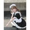 Cute Lolita Bunny Girl Cosplay Black and White Maid Outfit Beautiful Dress Ladies Skirt