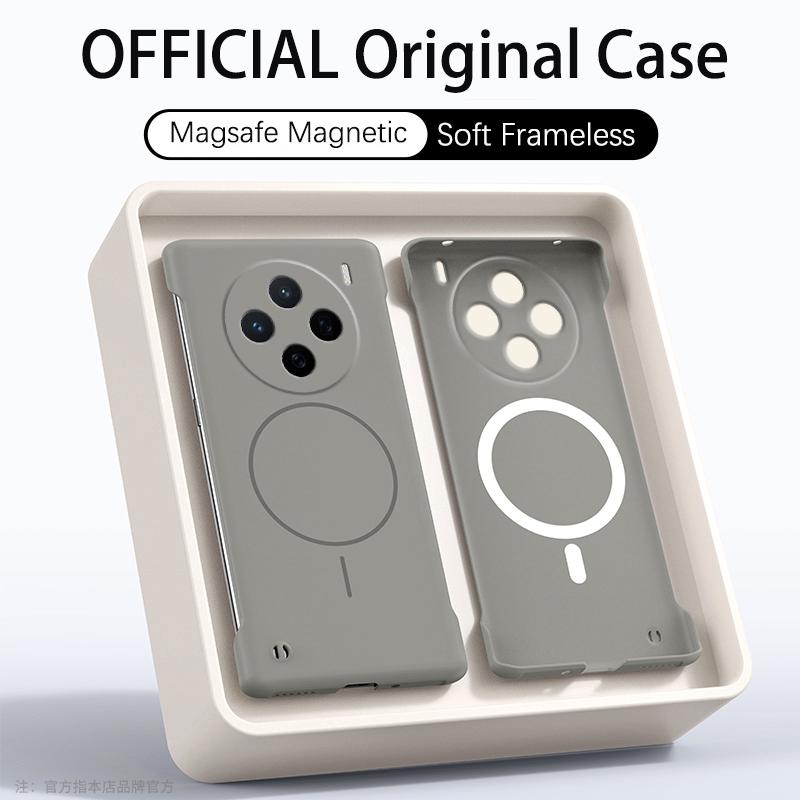 

Ультратонкий матовый безрамочный чехол из ПК для Magsafe Vivo X200 Pro Mini X200S X100S X100 Ultra Pro Магнитный противоударный чехол vivo X100 Ultra