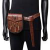 Marsupio Medievale Sacchetti su Cintura in Pelle Borsa da Vita Accessori Costume Rinascimentale LARP per Donna Uomo Marsupio in Pelle