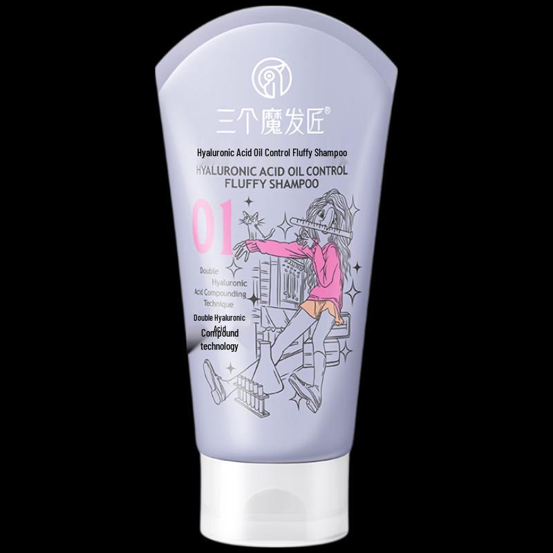 Three Hair Wizards Hyaluronic Acid Oil Control Volumizing Shampoo