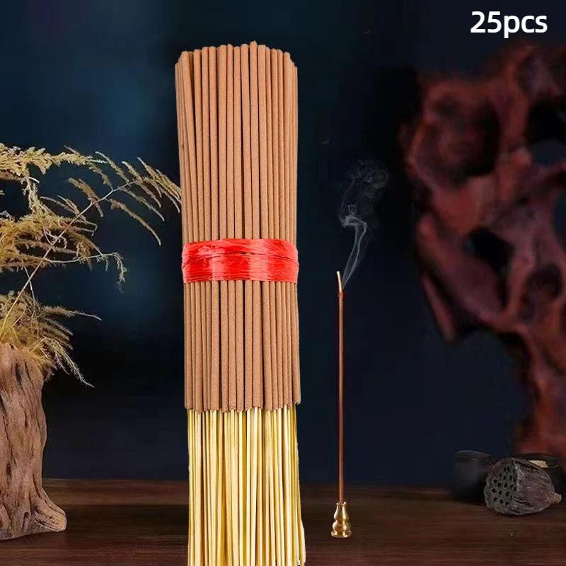 

25/50/75/100/150Pcs Sandalwood Incense Sticks 22.0Cm Suitable For Yoga Meditation Spa Home Office Fragrance 25pcs