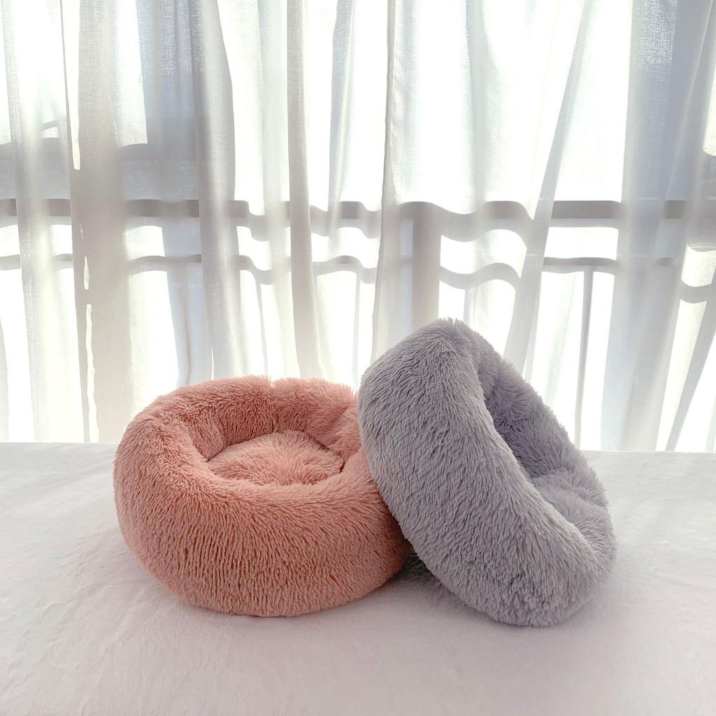 Removable and Washable Round Plush Dog Kennel and Cat Kennel That Can Be Used In All Seasons  Dog Mat  Cat Mat  Pet Mat