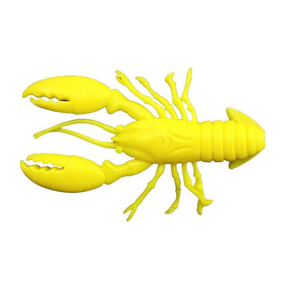 9cm/12.5g Fishing Bait Hollow Simulation Realistic Tempting Angling Soft Rubber Floating Lobster Artificial