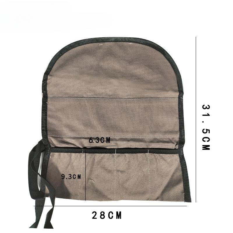 1 x Werkzeug-Aufbewahrungstasche, mehrere Taschen, Mehrzweck-Roll-Up-Werkzeugtasche, Schraubenschlüssel-Tasche, Hängewerkzeug, Holzbearbeitungswerkzeuge, Annahmetasche
