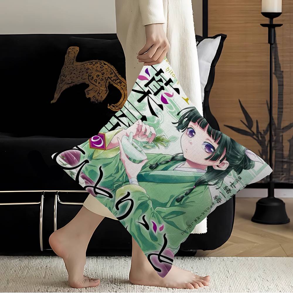 Anime The Apothecary Diaries Pillow Gift Home Office Decoration Bedroom Sofa Car Cushion Cover Case 45x45