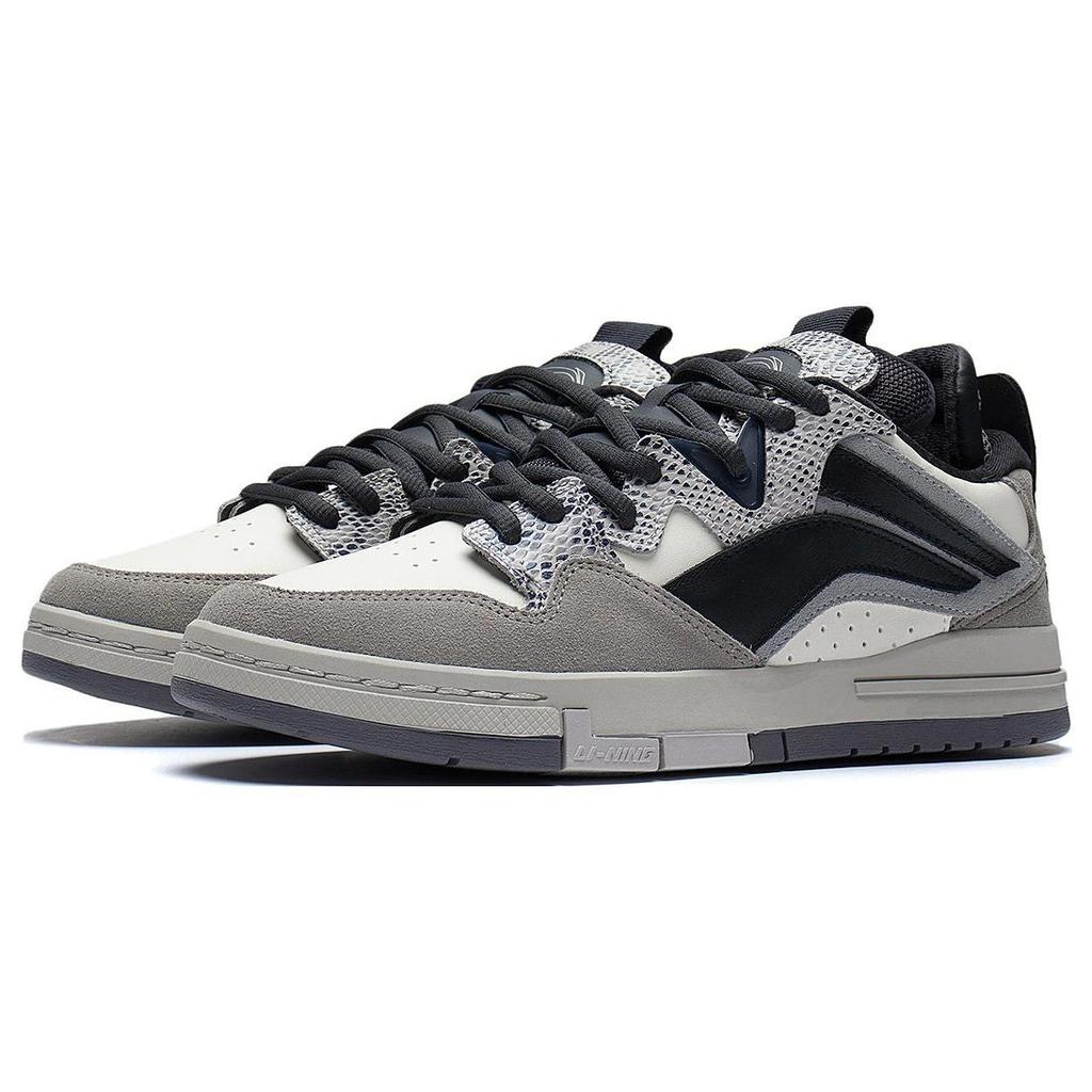 Li Ning Wave PRO Synthetic Leather, Leather Trendy Slip Resistant, Abrasion Resistant, Lightweight Low Top AECS049-3