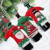 3 Piece Ugly Jumper Christmas Wine Bottle Handmade Wine Bottle Dust Bags - RIpj
