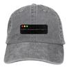 Adjustable Solid Color Baseball Cap Delete The Bullshit Washed Cotton Linux Program It Crowd Programer Sports Woman Hat