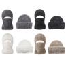 Thickened Winter Balaclavas Cap Neck Warmer Ski Knitted Mask Casual Full Face Pullover Cap  Riding