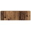 6 Piece Wall Mounted TV Cabinet Set Rustic Wood Look Engineered Wood