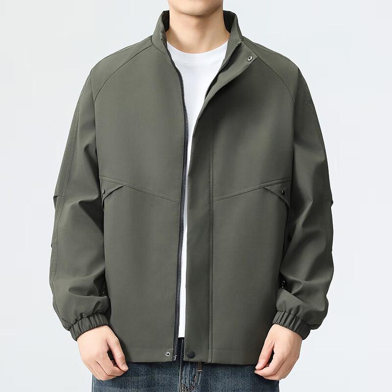 

Yiliteng Men s Casual Stand Collar Jacket 4XL