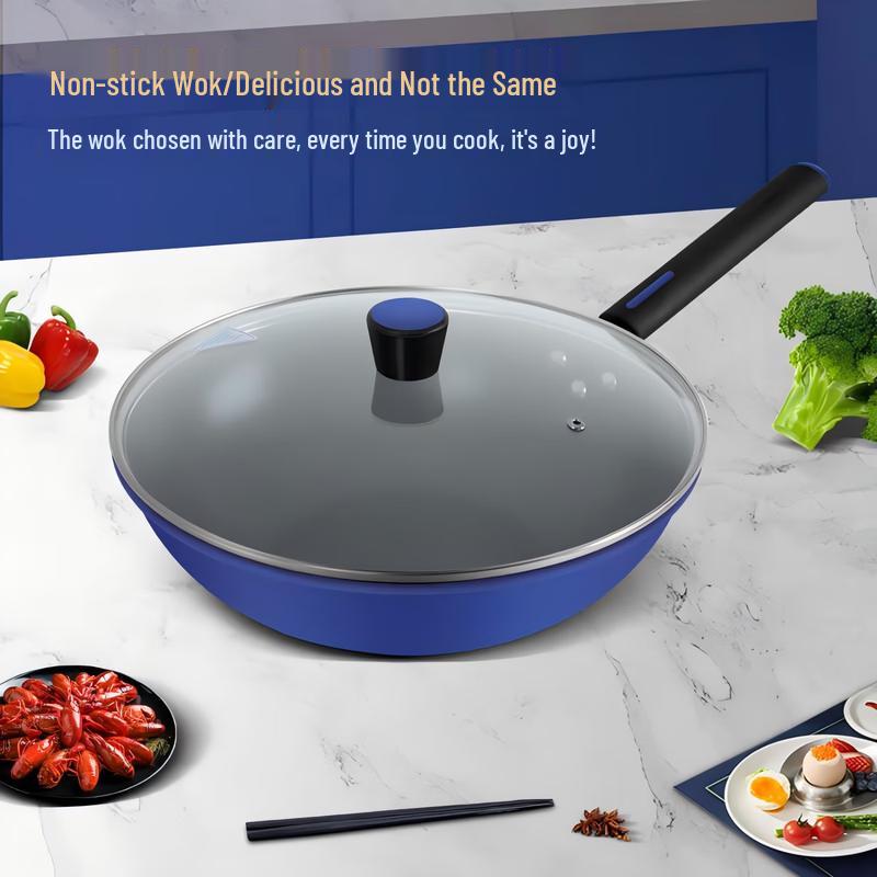 Royalstar Blue Non-stick Wok