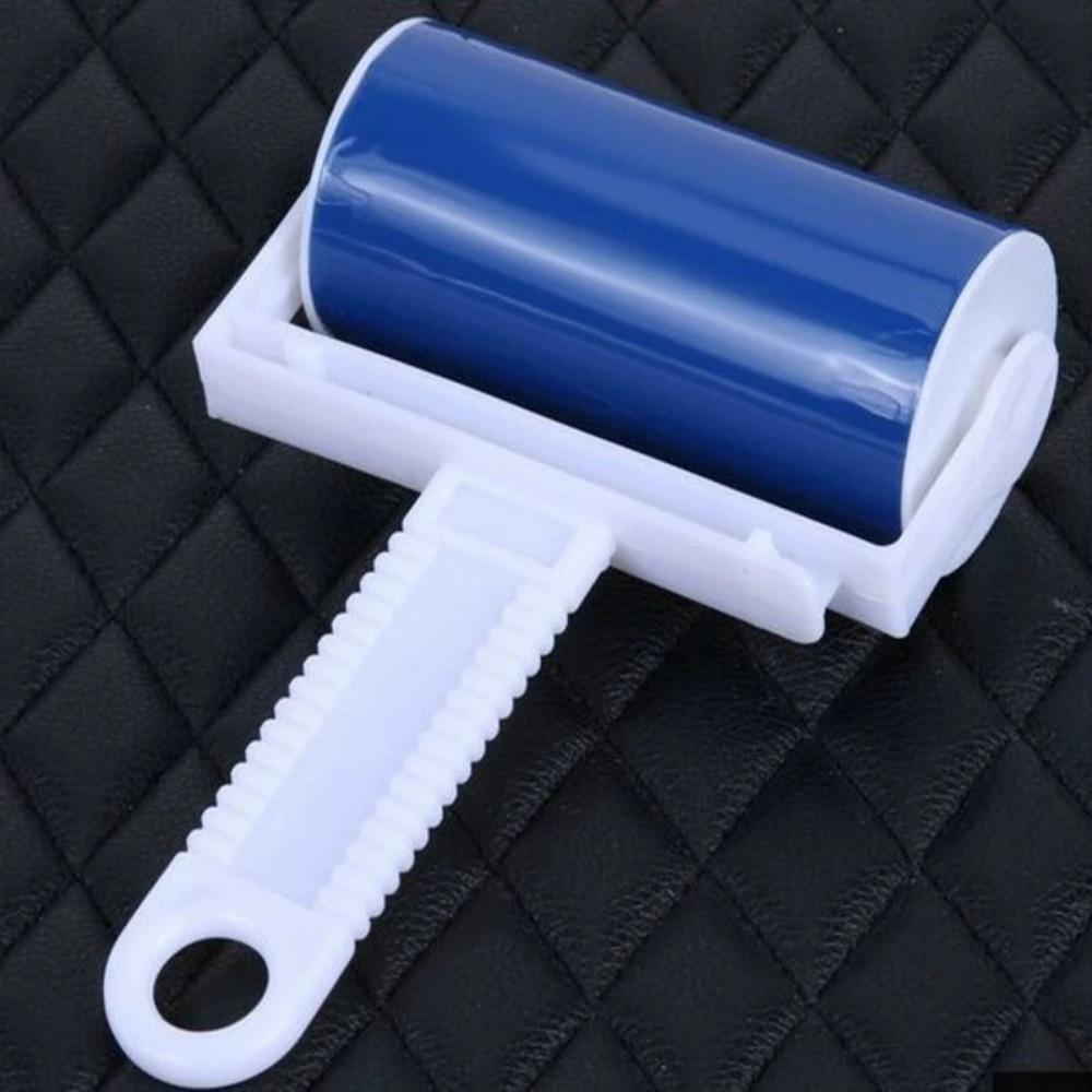 Portable Washable Dust Filter Drum Sticky Hair Remover Cleaning Brush