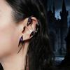 Trendy Gothic Ear Clips For Women Stylish Alloy Mechanical Ear Hangings Jewelry For Music Festivals And Casual Outings