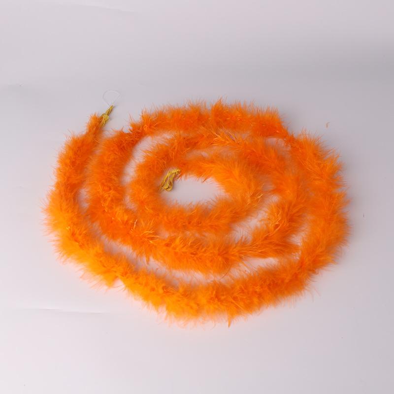 Feather Fleece 2 Meters Turkey Fleece Feather Strip, Flat Fleece Strip, Cartoon Wedding Feather Strip