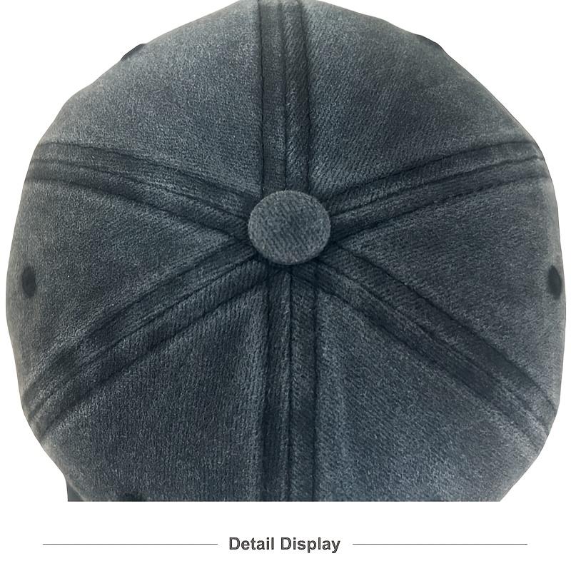 Retro Men's Baseball Cap RENE Fashion Letter Print Adjustable Size Outdoor Cycling Hat