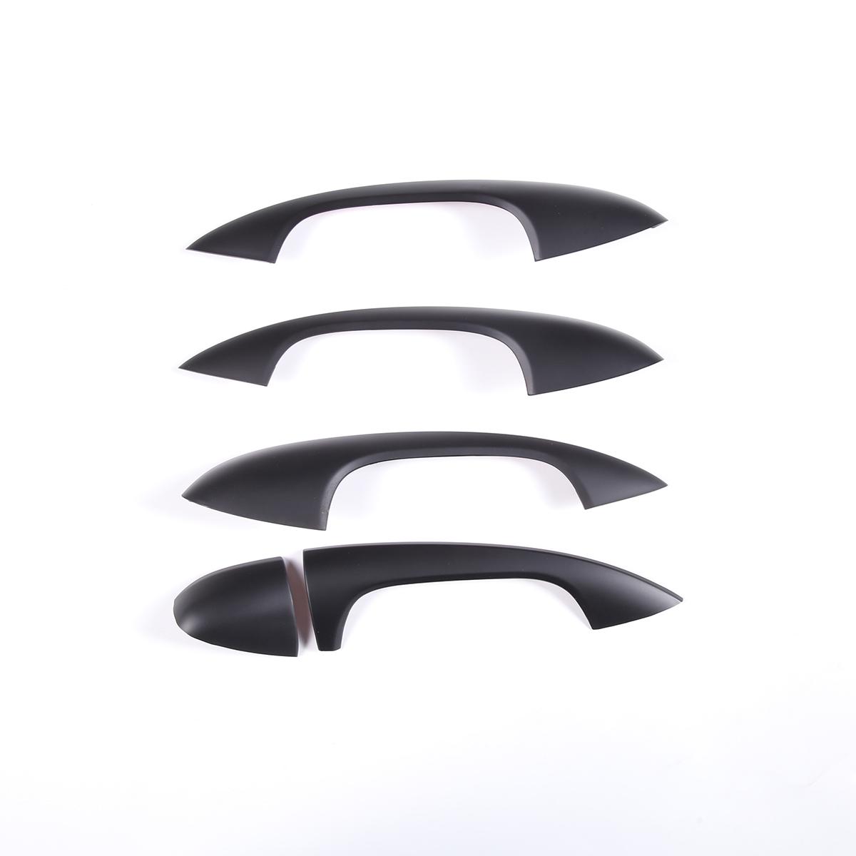 ABS Carbon Fiber Car Door Handle Trim Suitable for Mercedes Benz E Class W213 2016- GLC X253 C Class W205 2015- LHD
