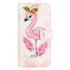 Coloured Drawing Wallet Case for iPhone 16E SE3 SE 8 7 6 6S Plus 16 Pro Max Shockproof Stand Card Holder Strap Flip Phone Cover