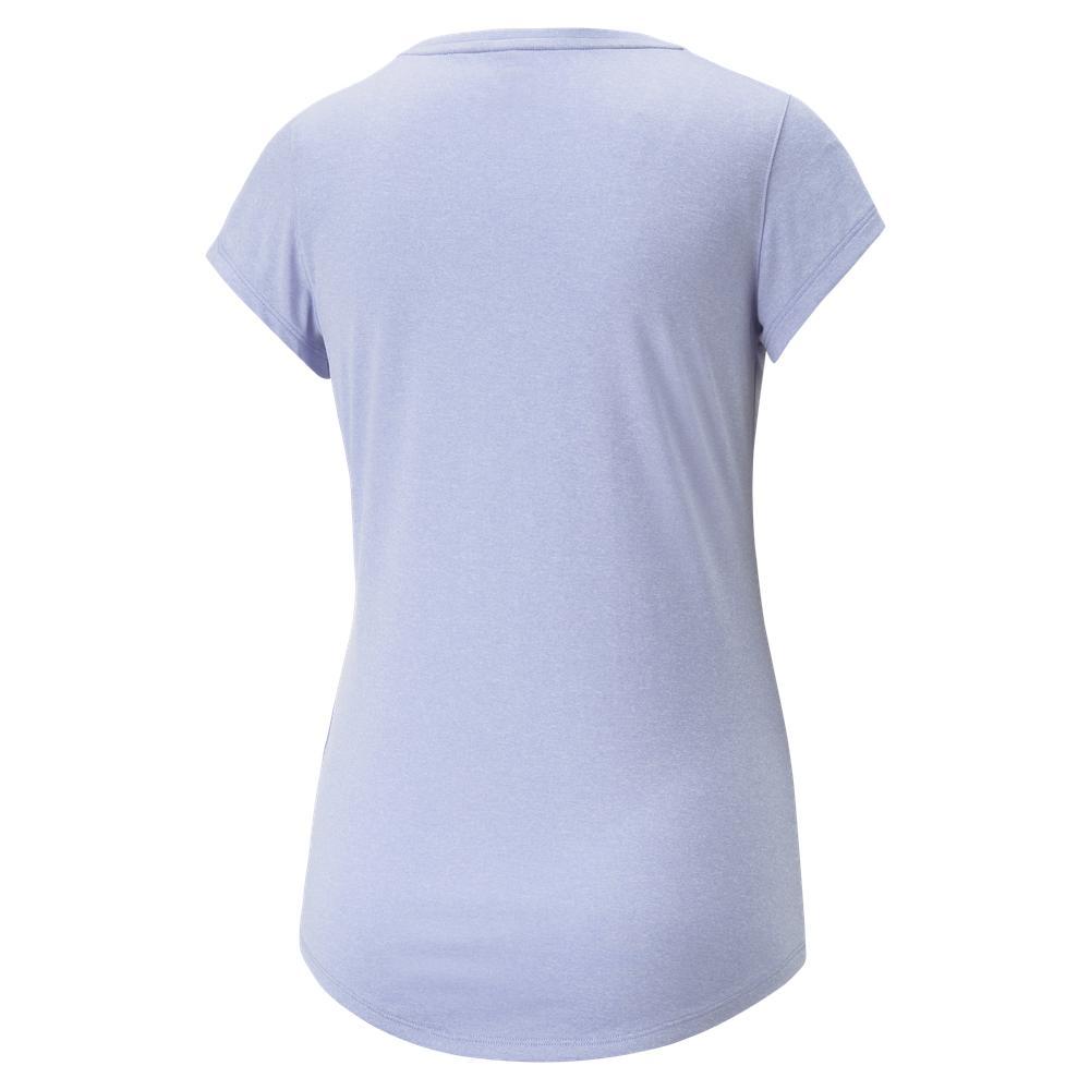 Puma Training Series Large Logo Pattern Training Crew Neck Short Sleeve T-Shirt Women T-Shirts Purple 520320-28