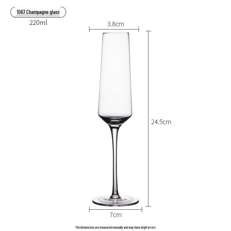 Handmade European Crystal Champagne Flute
