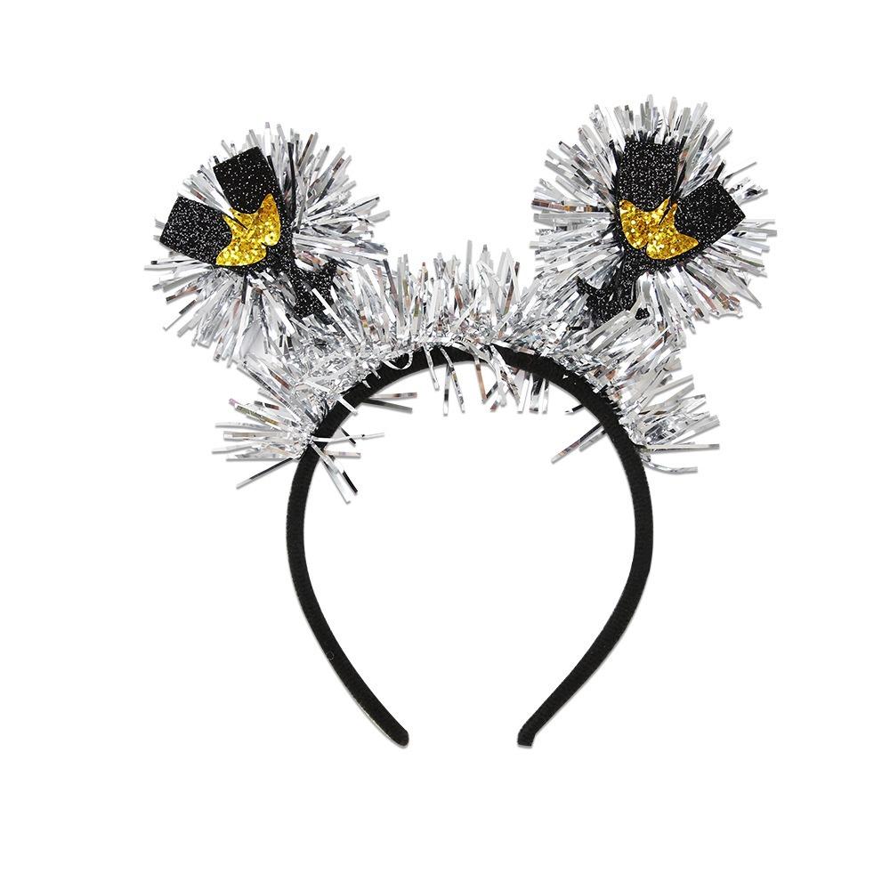 Black Gold 2025 New Year Headbands Wear-resistant Cosplay Headbands  Costume Party Accessories