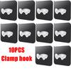 Multi-Function Multiple SpecificationsTransparent Strong Self  Adhesive Wall Hooks Multi-Purpose Wall Hook Key Holder