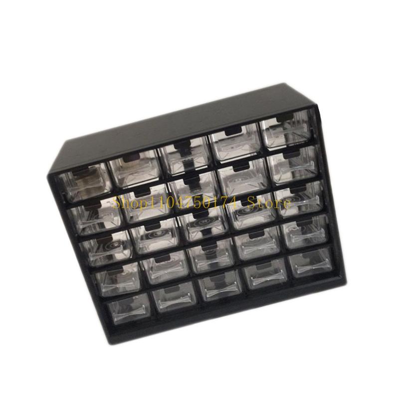 Model Stackable Clear Drawer Organizers 25 Compartments For Tool Hardware Accessories Easy Cleaning Designs top sale