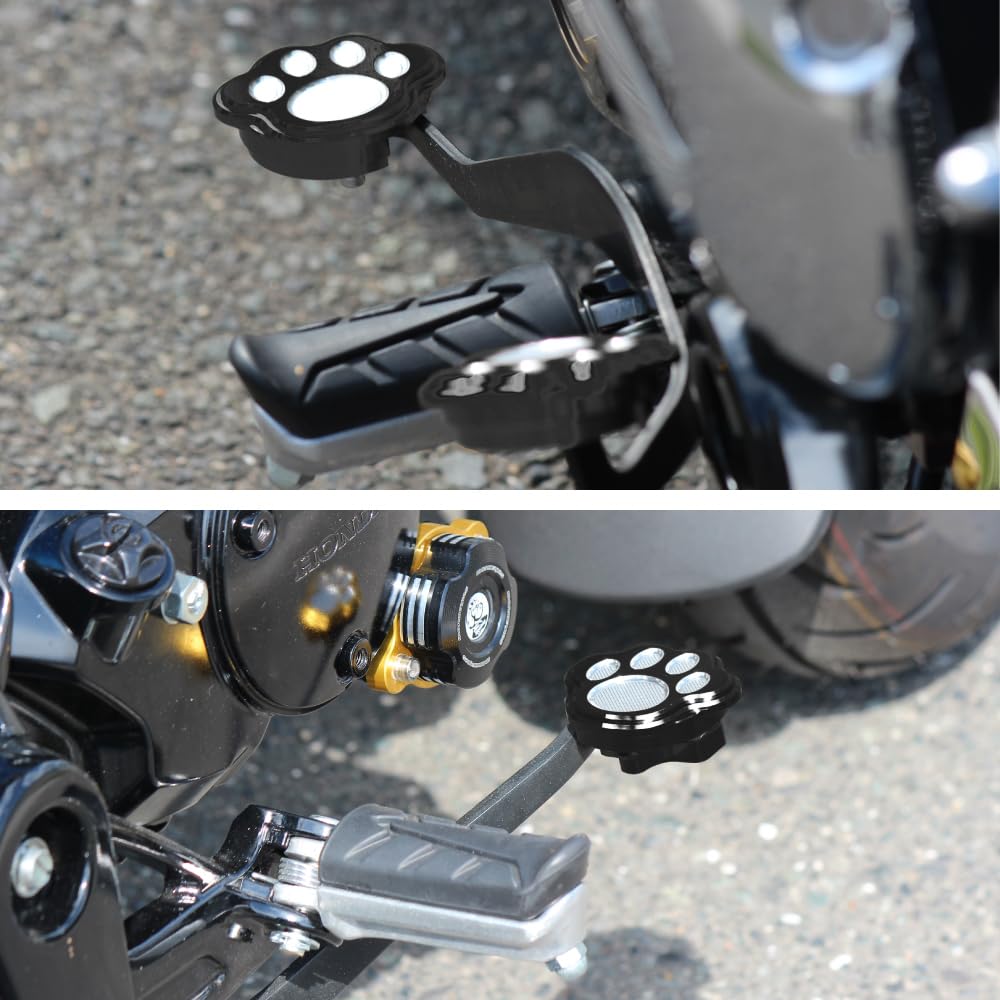 Mr Quick Honda DAX125 (ST125) Aluminum Clutch Pedal Cover & Brake Pedal Cover Set
