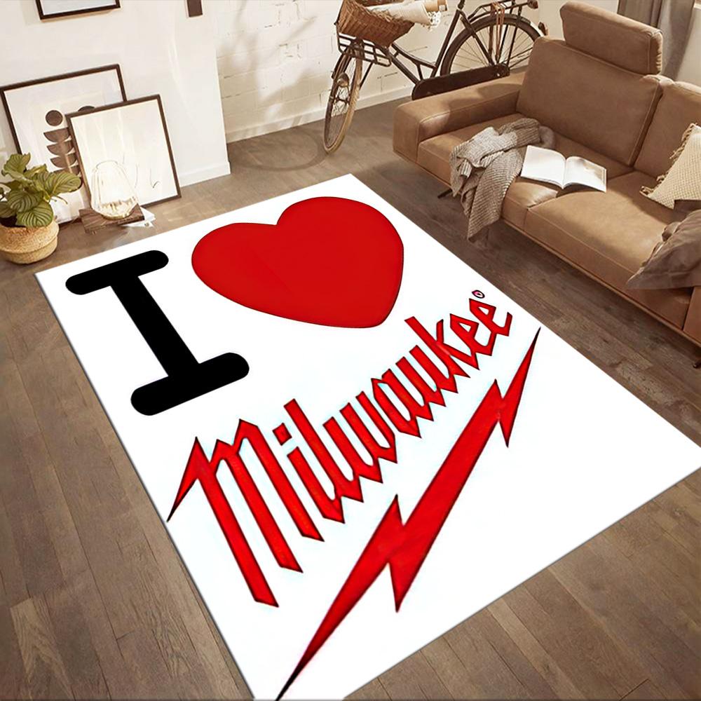 Love Milwaukee Tools Square Rugs Are a Great Choice for Living Rooms, Bedrooms, Home Décor, and As Gifts.