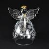 Fourcart Cute Handmade Glass Craft Sweet Heart Angel Bell BL