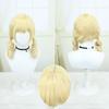 European American Magical Girl Small Round Beautiful Cosplay Wig Light Yellow Curly Hair Simulation Big Scalp Anime