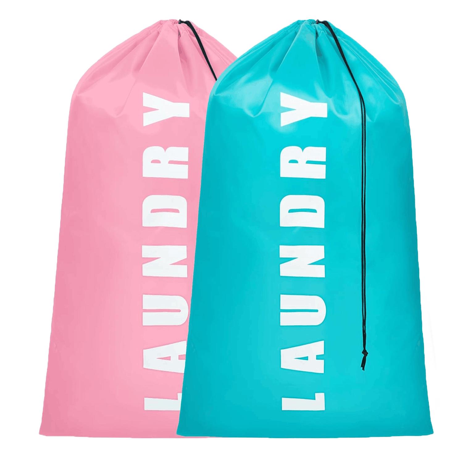 Laundry Bag,2 Pack Travel Laundry Bags for Dirty Clothes,Large Laundry Bags for Traveling,Dirty Clothes Travel Bag, 24  x 36