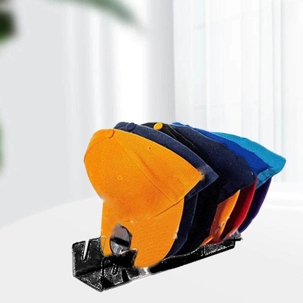 2 szt. Uchwyt na czapki Akrylowy 14 Miejsc Antypoślizgowy Wielofunkcyjny Stojak na Czapki Baseballowe do Sypialni Szafki Toaletki