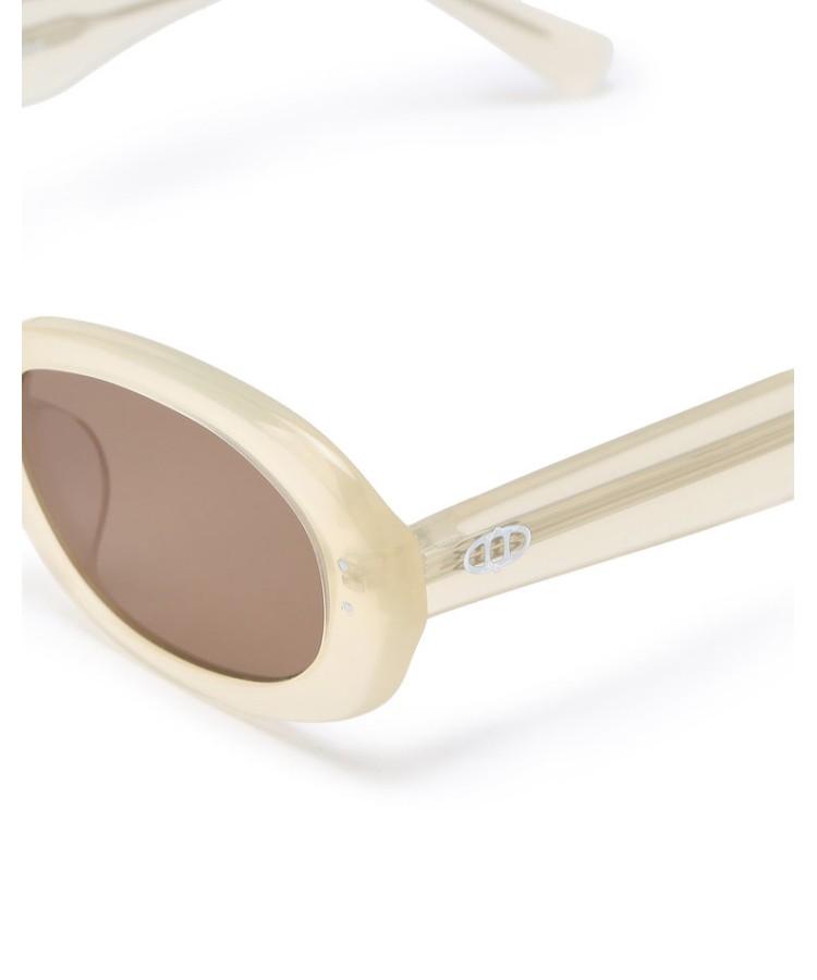 Attebanesabeuluno Ivory Double A Sunglasses & Pouch Aagl5E102Iv