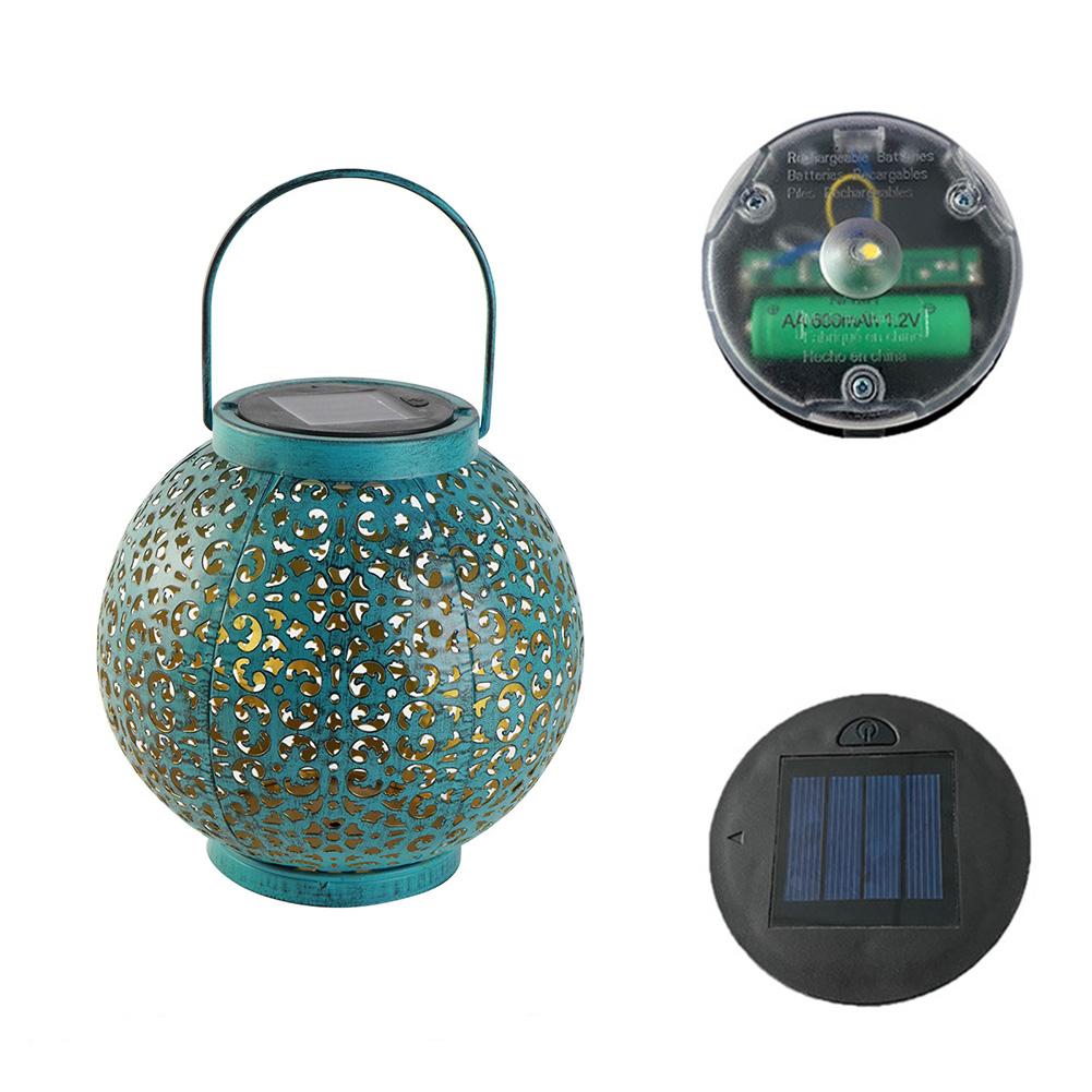 Kolip Outdoor Solar Hanging Lantern Lights, Auto On/Off Waterproof Metal LED Solar Powered Garden Lamp For Patio Backyard