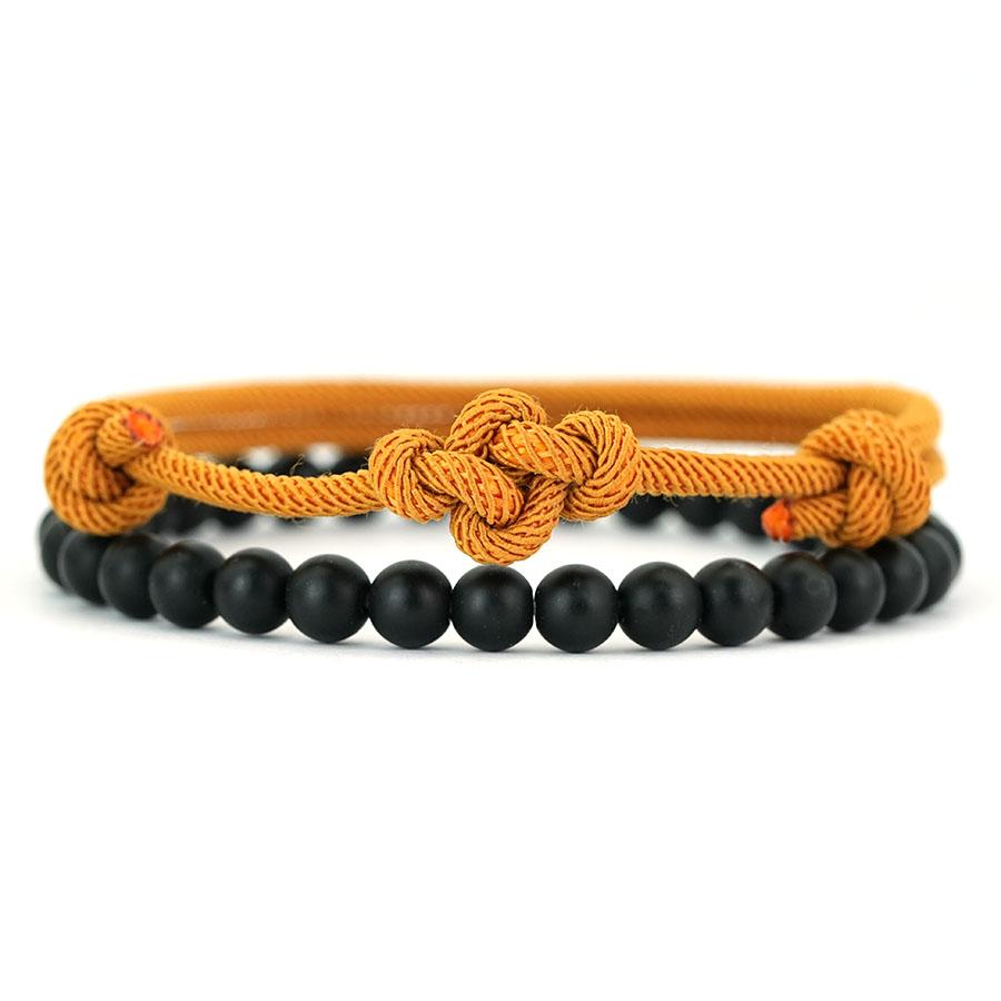 New Lucky 2Pcs Bracelet Set For Men Selected Grade A 3mm Milan String Charm Braslet Handmade Braided Friendship Braclet Homre