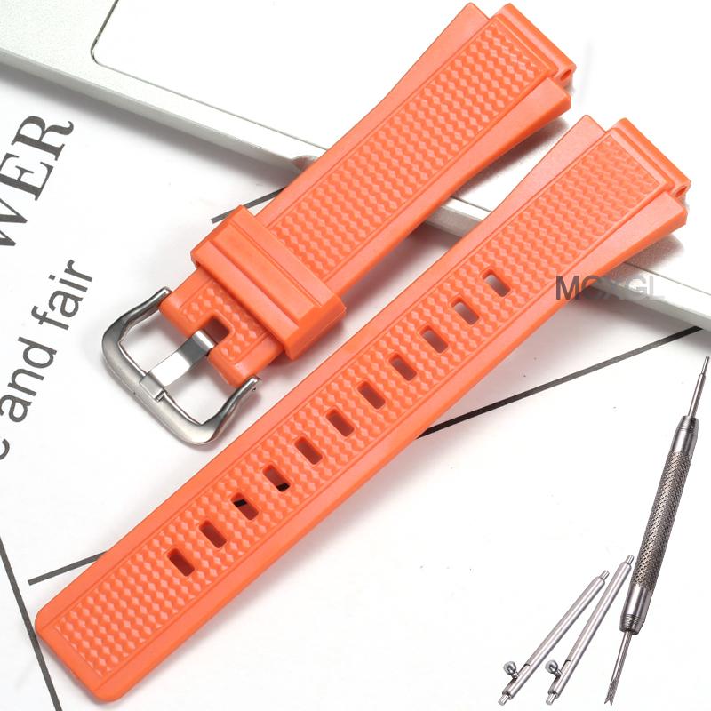 Resin Watchband Suitable for Casio GST-B200-1A Replacement Band GST-B200 Men's Sports Waterproof Rubber Strap Watch Accessories