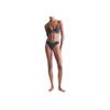 Calvin Klein Letter Print Comfortable Simple Bra Women Underwear Black QF7186-001