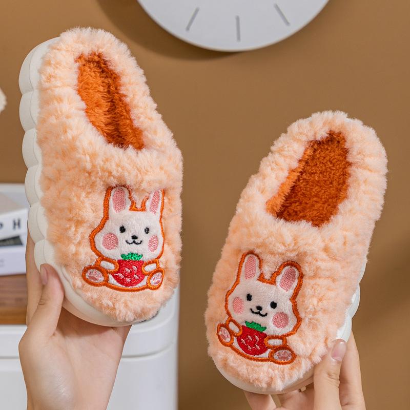 Pantuflas Child Slippers Winter New Cartoon Comfortable Girl Shoe Anti Slip Warm Home Cotton Shoe Cute Boys Shoe Slippers Woman