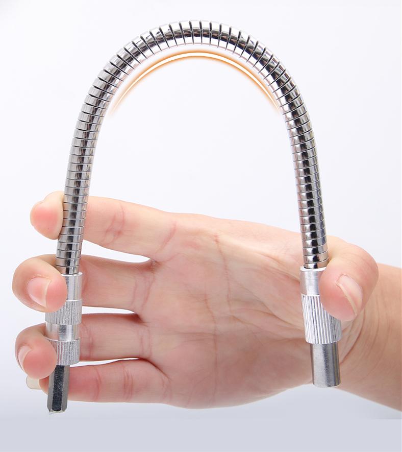 Flexible Shaft Drill Bit Extension Holder 295/400 Link Drill Hex Screwdriver Soft Driver Extend Rod Tools Slotted Phillips Star