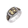 Men's Retro Sterling Silver Pixiu Middle Finger Ring - Perfect for Matching Outfits
