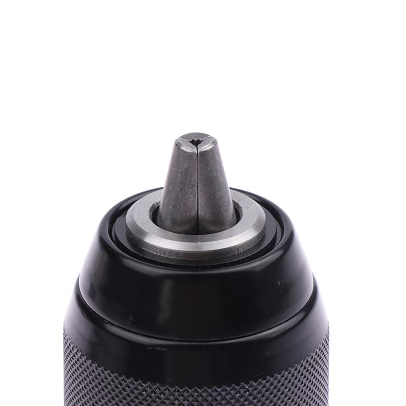 Self-Locking Drill Chuck 0.8-10Mm Thread 3/8-24Unf 75X40Mm Ratchet Keyless Metal Drill Chuck For Electric Drills