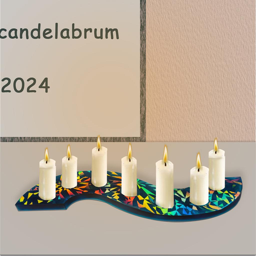 Einzigartige S-förmige Bastel Silikonform Schöne Kerzenständer Gießform Schicker S-förmiger Kerzenhalter Bastelform