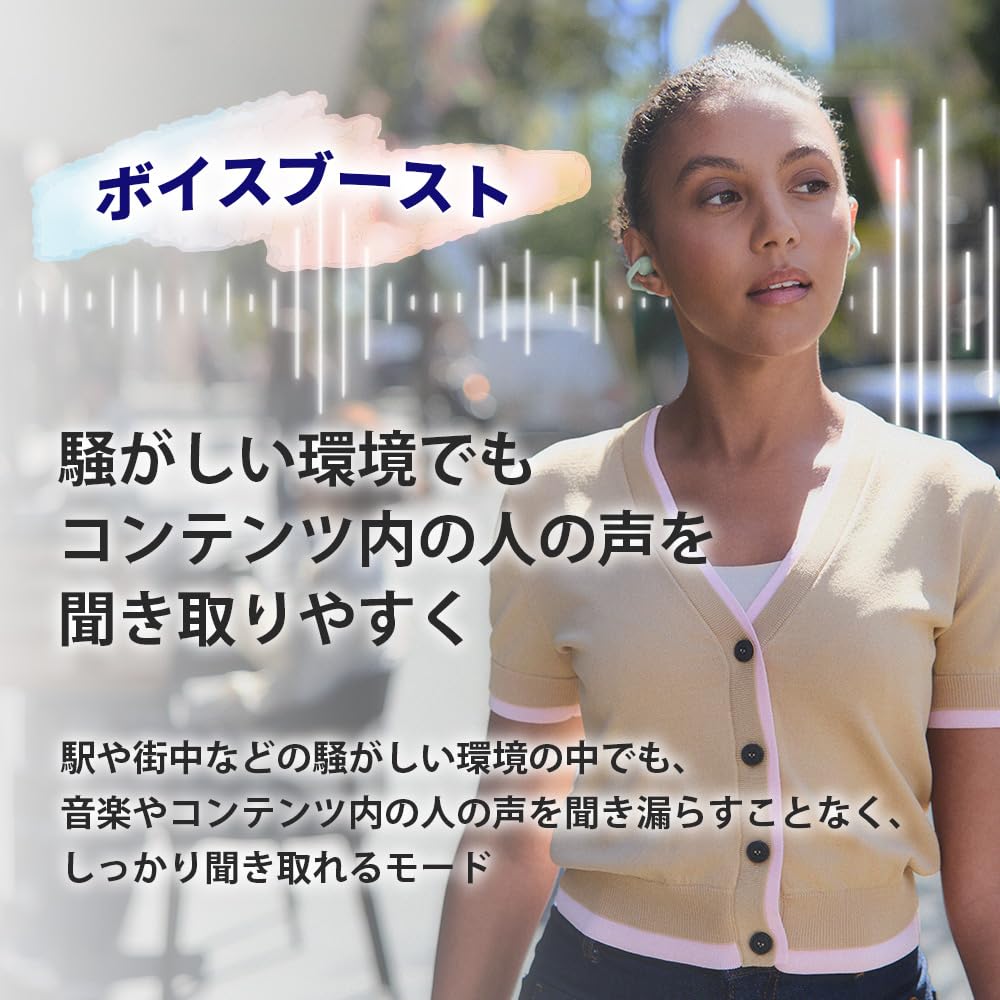 Sony GZ Wireless Earbuds with Ear LinkBuds Up To 9 Hours of Continuous Playback 37 Hours with Comfortable Bone Conduction 3 Listening Lightweight and